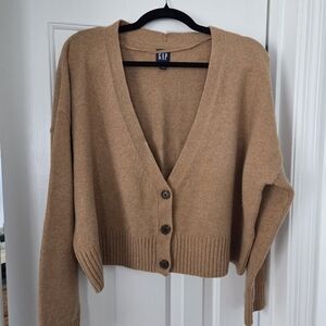 Size XXL Gap Crop Tan Sweater